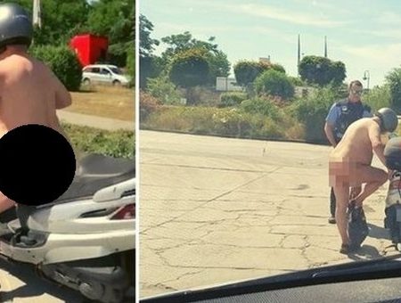 Germania: nudo in scooter, niente multa